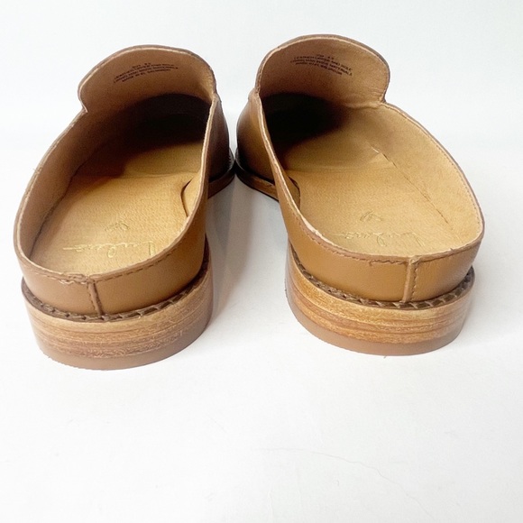 NWOB Lulus Tan Leather Slip-On Mules Size 8.5 - Picture 8 of 10